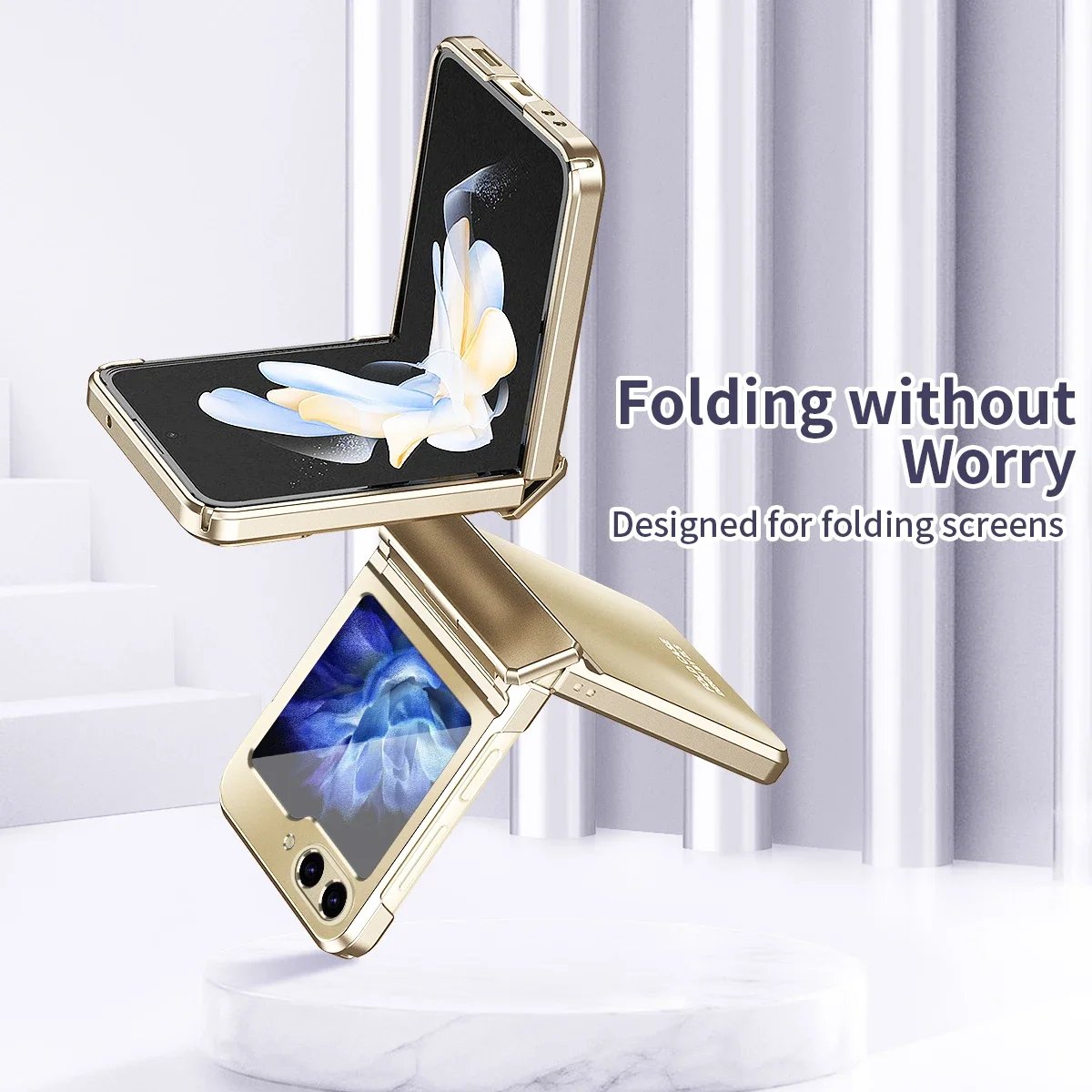 Anti-Drop Plating Case for Samsung Galaxy Z Flip