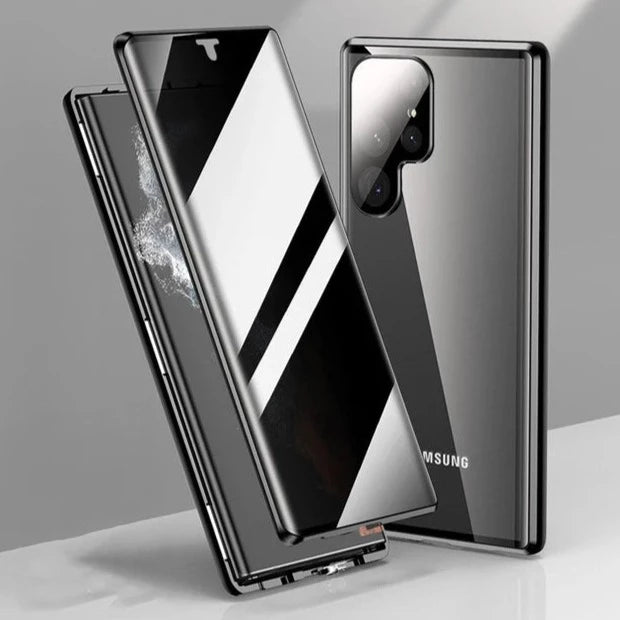 Privacy Shield Dual Magnetic Glass Case - Samsung