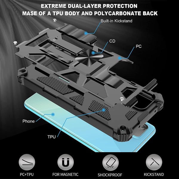 ALL New Luxury Armor Shockproof With Kickstand For Samsung Galaxy