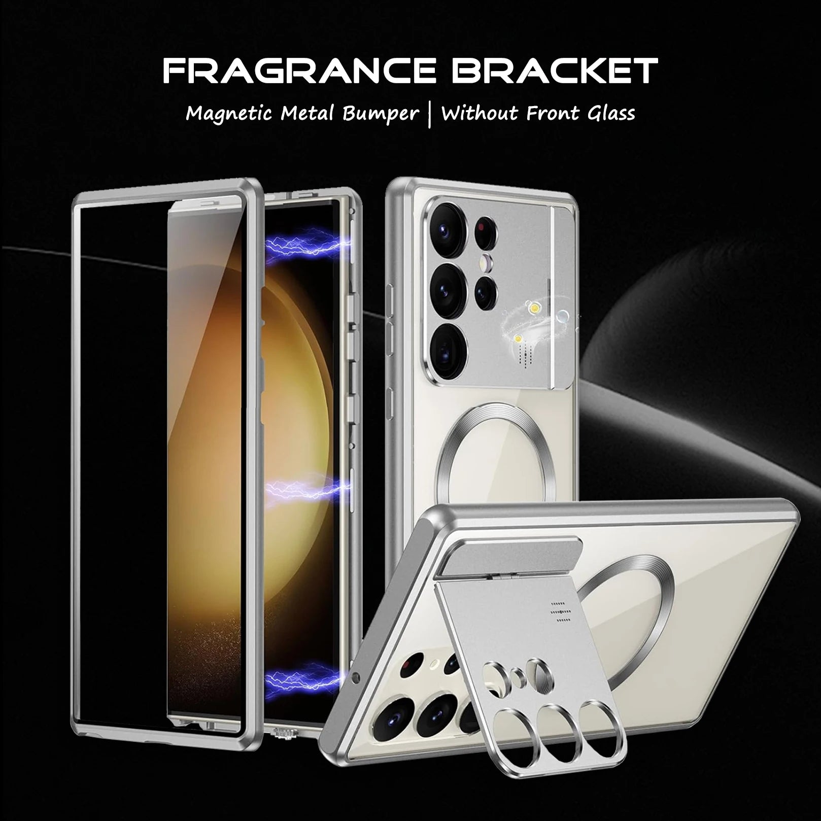 Luxury Metal Bracket Edition Magsafe Case - Samsung