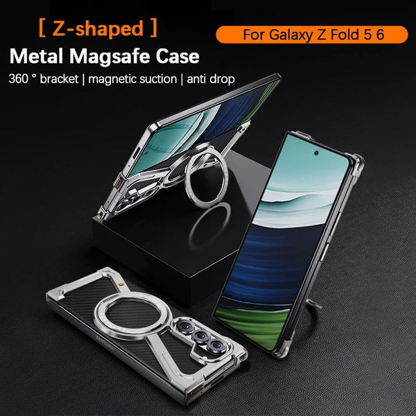 Z Shape Design With 4 Airbag Corners Galaxy Z Fold Frameless Case