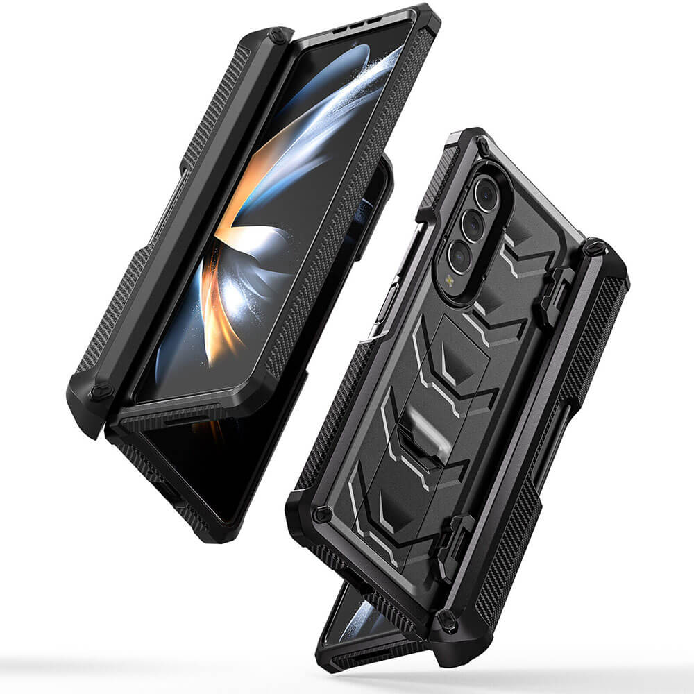 Screen Protector Kickstand S Pen Slot case For Samsung Galaxy Z Fold