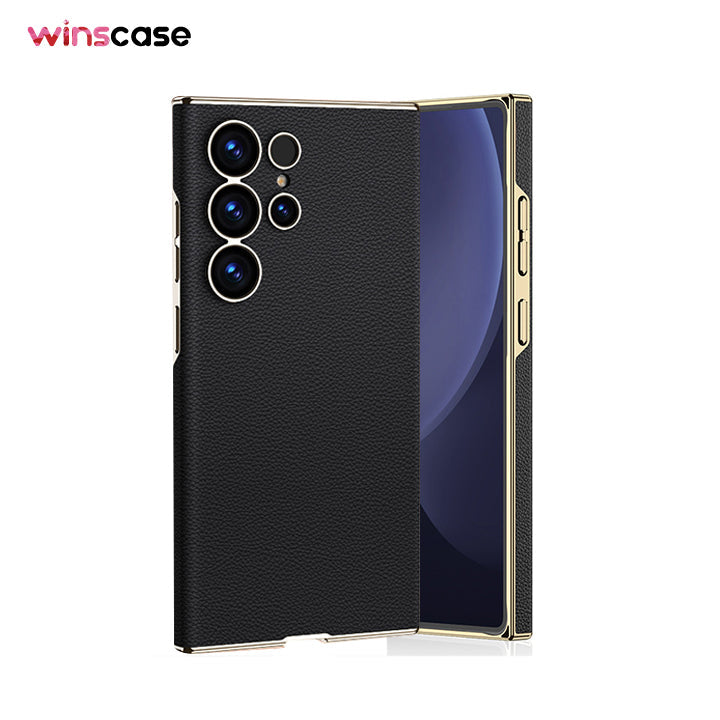 New Electroplated Leather Case For Samsung Series