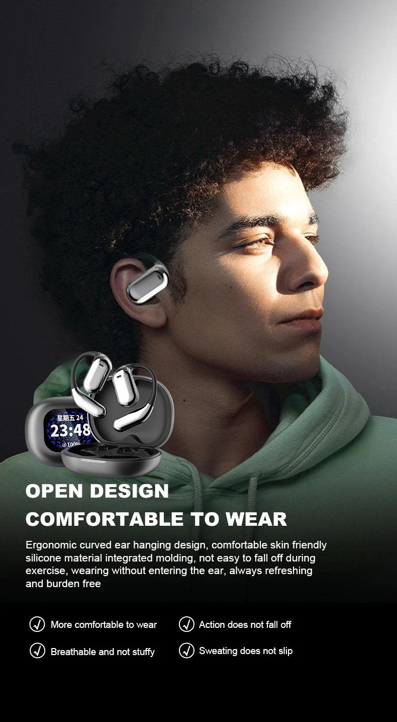 Open Ear Waterproof True Powerful Bluetooth