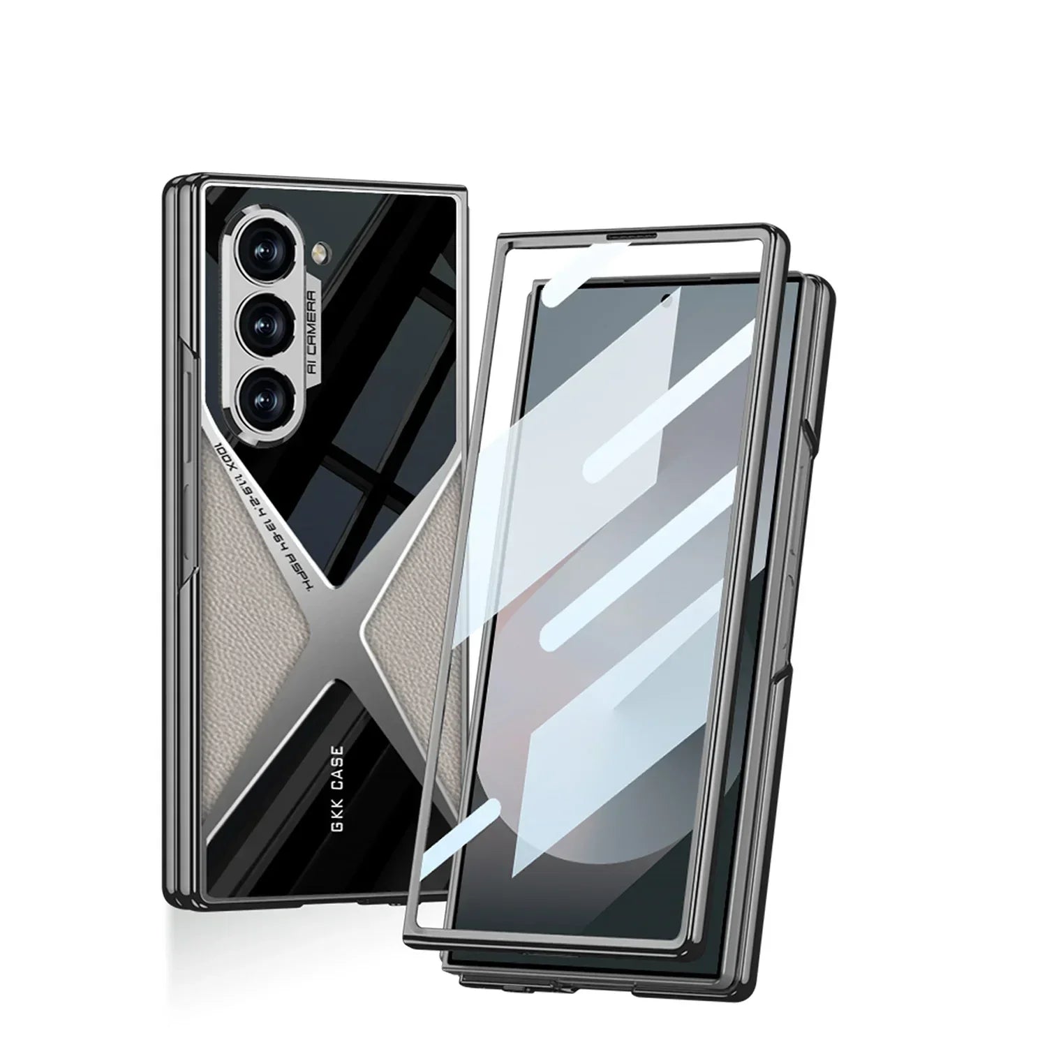 Luxury Business Case With Camera Protection For Galaxy Z Fold