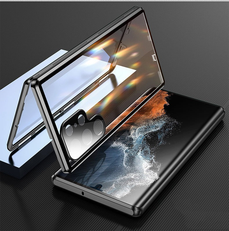 Double Magnetic Glass For Samsung Galaxy Case